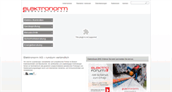 Desktop Screenshot of elektronorm.ch