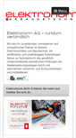 Mobile Screenshot of elektronorm.ch